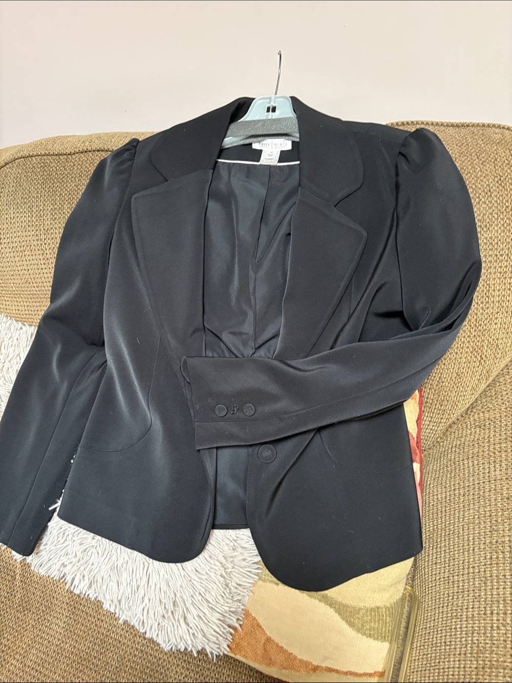 White House Black Market Black Women's Tailored Blazer - Picture 3 of 4
